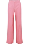 VALENTINO COTTON-BLEND TWILL WIDE-LEG trousers,3074457345629520158