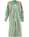 MARNI Vertical Stripe Shirt Dress