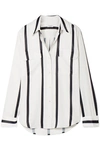 EQUIPMENT SIGNATURE STRIPED SATIN SHIRT