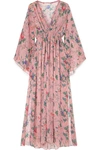 ANJUNA RENATA FLORAL-PRINT GAUZE MAXI DRESS