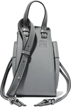 LOEWE HAMMOCK DW MINI TEXTURED-LEATHER SHOULDER BAG