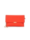 LOEFFLER RANDALL LEATHER ENVELOPE CLUTCH,0400010049782