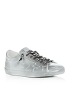 GOLDEN GOOSE MEN'S DISTRESSED LEATHER LOW-TOP SNEAKERS,G34MS590.RAY