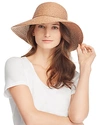 Helen Kaminski Delphina Round Raffia Sun Hat In Nougat