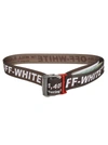 OFF-WHITE OFF-WHITE LOGO PRINT BELT,10842336