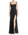 FAME AND PARTNERS Cutout Mermaid Gown,FPW3582-102-FM