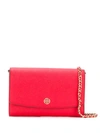 TORY BURCH TORY BURCH ROBINSON CHAIN CROSS BODY BAG - 红色