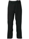 ANN DEMEULEMEESTER EMBROIDERED SIDE PANEL TROUSERS