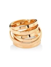 REPOSSI Berbere Tech High 18K Rose Gold Ring