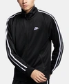 Nike Sportswear N98 Men's Knit Warm-up Jacket In Black