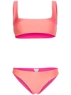 ACK ACK VELA AMARENA SQUARE NECK BIKINI - 粉色