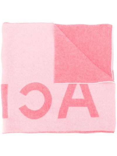 Acne Studios Toronty Logo Scarf - 粉色 In Pink