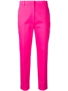 Emilio Pucci Neon Wool-blend Twill Slim-leg Pants In Pink