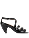 LAURENCE DACADE BUCKLED SANDALS