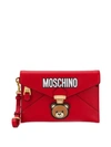 MOSCHINO Teddy Bear envelope clutch