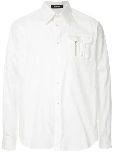 Undercover White Printed Shirt