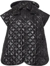 BURBERRY DETACHABLE HOOD DIAMOND QUILTED CAPE