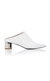 PROENZA SCHOULER MIRRORED-HEEL LEATHER MULES,678817