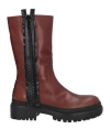 181 Woman Ankle Boots Cocoa Size 8 Calfskin In Brown