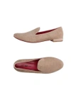 181 Woman Loafers Beige Size 6.5 Soft Leather In Beige