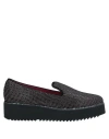 181 Woman Loafers Black Size 10 Textile Fibers In Black
