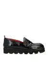 181 Woman Loafers Black Size 10 Soft Leather