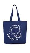 MAISON KITSUNÉ ANCORA TOTE BAG