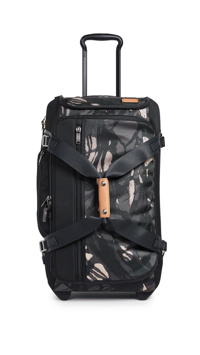 Tumi Merged Wheeled Duffel Carry On Suitcase In Grey Highlands Print