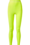 ADAM SELMAN SPORT RACER NEON STRETCH LEGGINGS