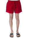 DSQUARED2 RED ICON SWIM SHORTS IN TECHNICAL FABRIC,10843277