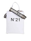 N°21 N ° 21 SHOPPING BAG colour WHITE WITH LOGO,10843224