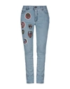 MR & MRS ITALY MR & MRS ITALY WOMAN JEANS BLUE SIZE 2 COTTON, POLYESTER, ELASTANE, GLASS, PVC - POLYVINYL CHLORIDE,42734906OI 3