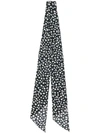 SAINT LAURENT STAR PRINT SCARF