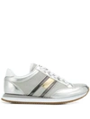 TOMMY HILFIGER TOMMY HILFIGER METALLIC PANEL SNEAKERS - 灰色