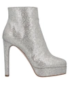 Casadei Ankle Boots In Platinum