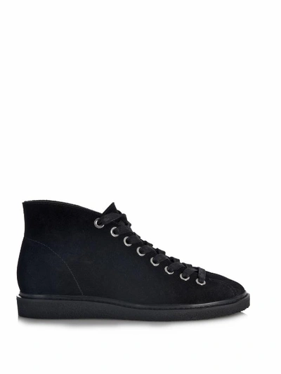 Alexander Wang Emmanuelle Suede High-top Trainers In Black