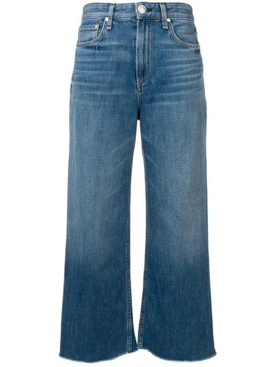 Rag & Bone Haru Wide Leg Jeans - 蓝色 In Doric