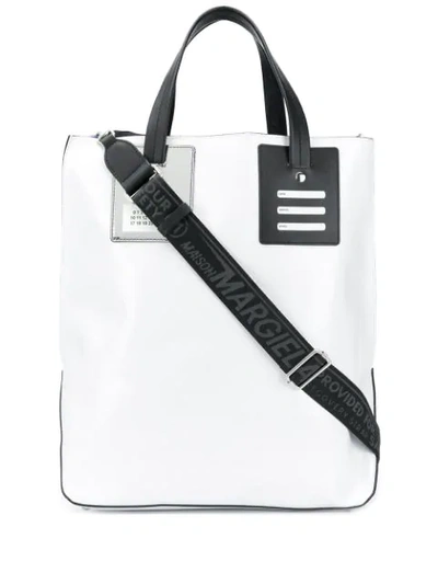 Maison Margiela Large Tote - 白色 In White