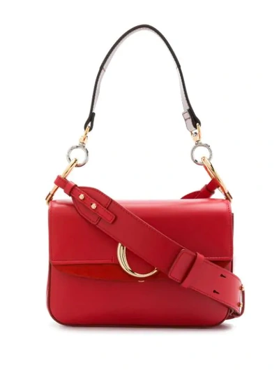 Chloé C Shoulder Bag In Red