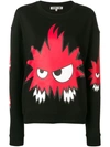 MCQ BY ALEXANDER MCQUEEN MCQ ALEXANDER MCQUEEN MONSTER SWEATSHIRT - 黑色