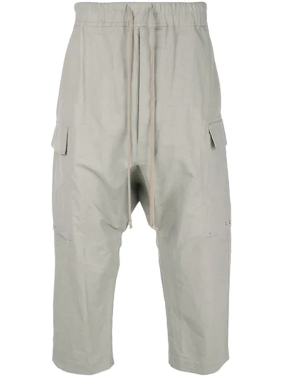 Rick Owens Cropped Cargo Trousers - 大地色 In Neutrals