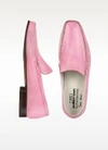 GUCCI SHOES PINK ITALIAN HANDMADE LEATHER LOAFER SHOES