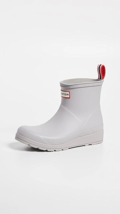 Hunter Original Play Short Rubber Wellington Boots In Grey