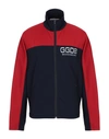 Golden Goose Bicolor Printed Sweatshirt In Red