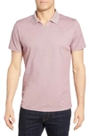 Robert Barakett Casey Johnny Collar Polo In Coral Tulip