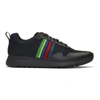 PS BY PAUL SMITH PS BY PAUL SMITH BLACK SPORTS STRIPE RAPPID SNEAKERS