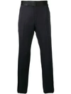 TOM FORD TOM FORD SLIM-FIT TUXEDO TROUSERS - 蓝色