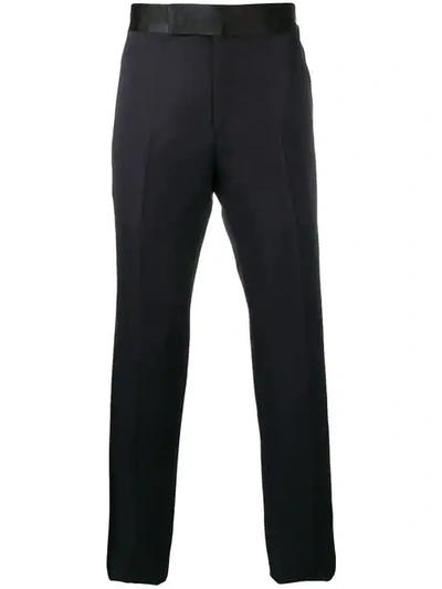 Tom Ford Slim-fit Tuxedo Trousers - 蓝色 In Blue