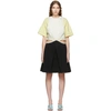 JW ANDERSON JW ANDERSON YELLOW CONTRAST CUT-OUT DRESS