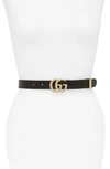 GUCCI CALFSKIN LEATHER BELT,524103AP00G